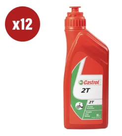 12 pezzi olio motore moto/scooter 2t lubrificante minerale 1l oil Clearance