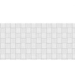 Verdemax 12 pezzi striscia occultazione "privacy" colore bianco, 19x205 cm Clearance