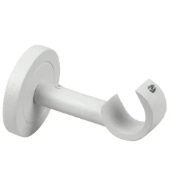 1 supporto bianco monoblocco fisso aperto per tubo tenda diametro 20 mm New