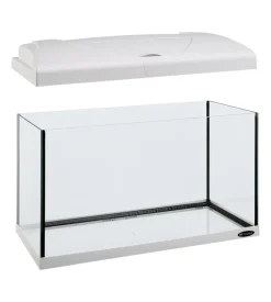 Ferplast Acquario capri 50 bianco con led - 52 x 27 x h 36 cm, 40 l - Online