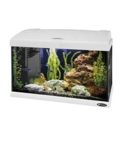 Ferplast Acquario capri 50 bianco con led - 52 x 27 x h 36 cm, 40 l - Online