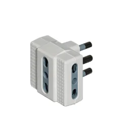 Bticino Adattatore tris 3 p.bip.16 a bianco - . Hot