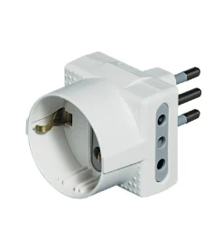 Bticino Adattatore tris 1 schuko 2 pres. 10a bianco - . Best