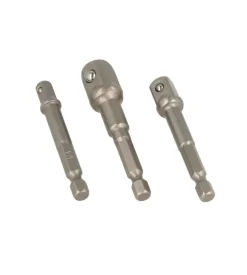 Adattatori da 50 mm. con attacco 1/4” per 1/4” - 3/8” - 1/2” 3 pz. Sale