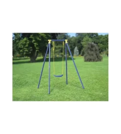 Altalena per bambini essenza "1 misura" in acciaio e plastica colore blu 145x142x182 cm Best