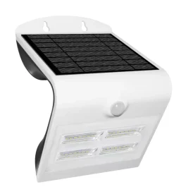 Applique arcadia 3.2 bianco - applique con pannello solare - 3.2 w 400 l