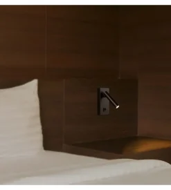 Applique da hotel nera per lettura 2w, 3000k Online