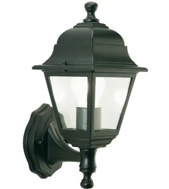 Applique "nano " verso l'alto nera, e27 New