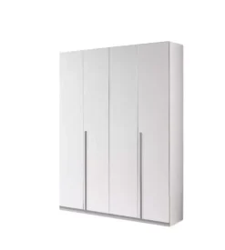 Armadio 4 ante "giotto" bianco graffiato 173x54x240 cm Online