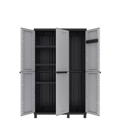 Armadio alto in resina "twist black 102a", 102x39x170 cm Best