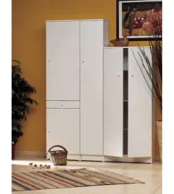 Sarmog Armadio basso 2 ante bianco, 62x147x34 cm Online