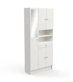 Armadio con specchio "bikini" bianco 82x32x180 cm Sale