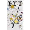 Attaccapanni "kandinsky" in legno con 5 ganci, 45x90x1 cm Online