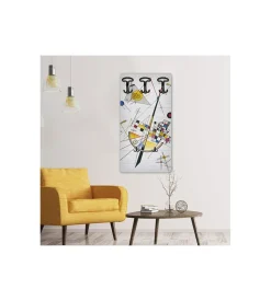 Attaccapanni "kandinsky" in legno con 5 ganci, 45x90x1 cm Online
