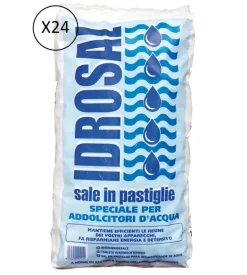 Bancale 24 sacchi da 25 kg pastiglie di sale idrosal Discount