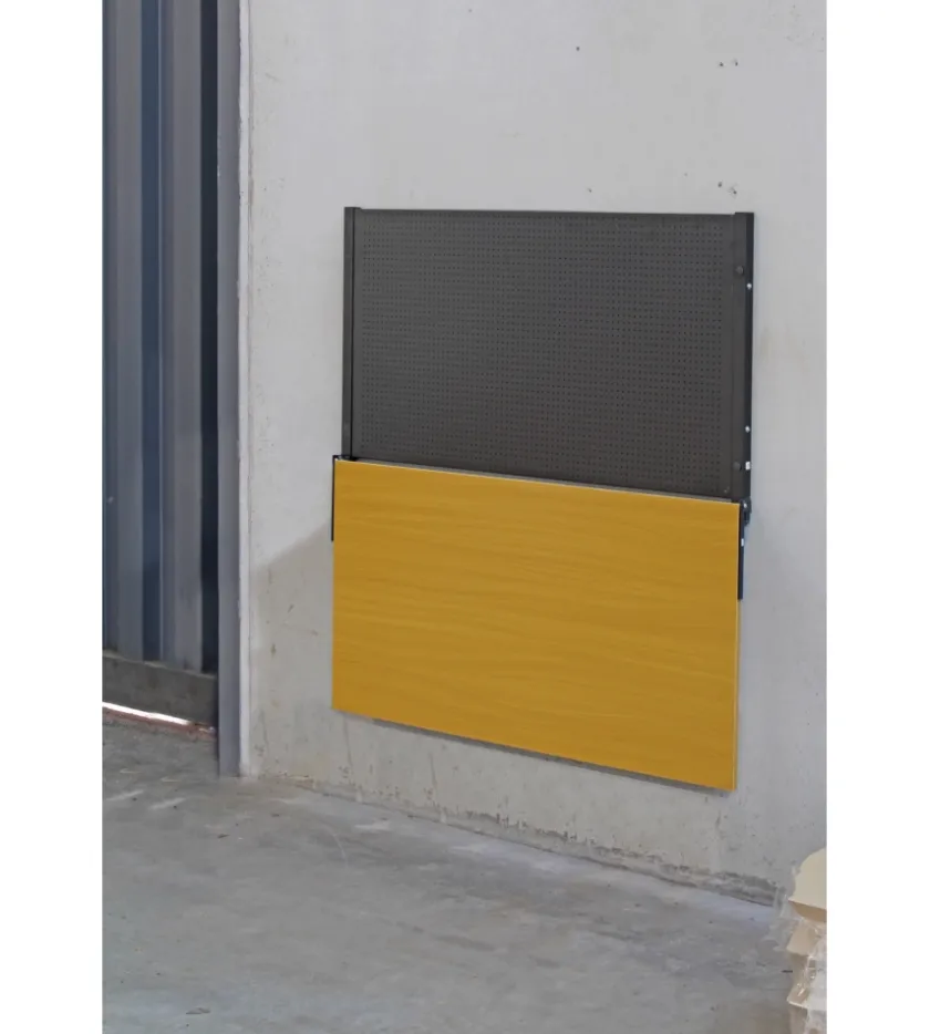 Valex Officina E Garage-Banco da lavoro richiudibile con pannello - 117x60x145 cm