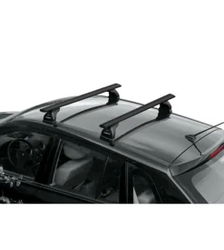 Nordrive Barre portatutto "evos silenzio black" in alluminio l 128 cm - n15081 Hot