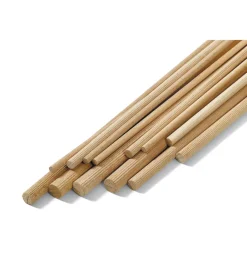 Bastoni tondi lisci in legno duro ø 12 x 1000 mm Hot