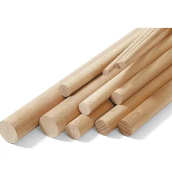 Bastoni tondi lisci in legno duro ø 10 x 1000 mm Best