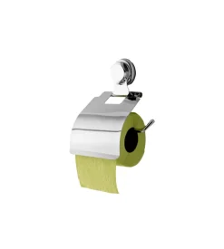 Accessori Bagno-Bestlock supporto per carta igienica con fissaggio a ventosa.