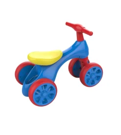 Bici pedagogica per bambini quad con 4 ruote, colore blu Outlet