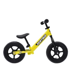 Bici pedagogica per bambini senza pedali vertigo, colore giallo Discount