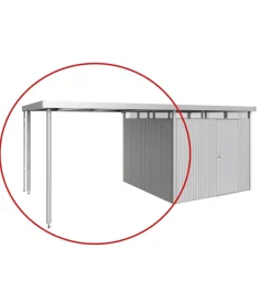 Biohort tetto laterale casetta highline mis. h5 argento metallizzato New