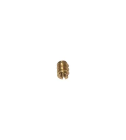 Bussole con taglio per giravite in ottone lucido m8 - 4 pz. Clearance