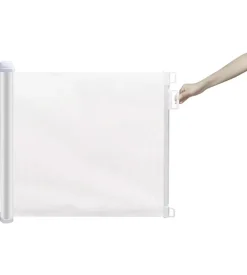 Cancelletti-Cancelletto di sicurezza armonia "bimbi luxe" riavvolgibile bianco 130x89h cm