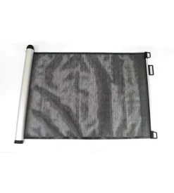 Cancelletto di sicurezza per bambini armonia "bimbi luxe" riavvolgibile colore nero in abs e pvc 130x89 cm Hot