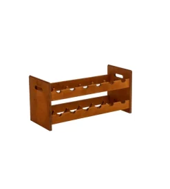 Cantinetta vino in betulla impilabile, 64x30x26 cm