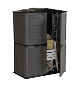ArtPlast Casetta da esterno in resina "garden shed" antracite 151x83x198 cm Best