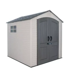 Lifetime Casette Da Giardino-Casetta da giardino in resina grigio 214x214x227 cm
