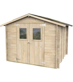 Alce Casetta in legno da giardino "hobby" in abete 248x248x217 cm Online
