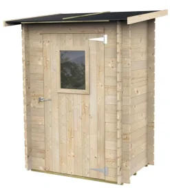 Alce Casetta in legno da giardino "hobby" in abete 146x98x197 cm Discount
