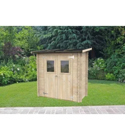Alce Casetta in legno da giardino "hobby" in abete 198x98x197 cm Online
