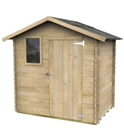 Alce Casetta in legno da giardino "livia" in abete 198x130x205 cm Outlet