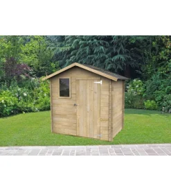 Alce Casetta in legno da giardino "livia" in abete 198x130x205 cm Outlet