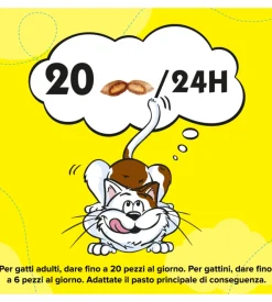 Alimenti Secco Gatto-Catisfaction - snack per gatti salmone 180 gr