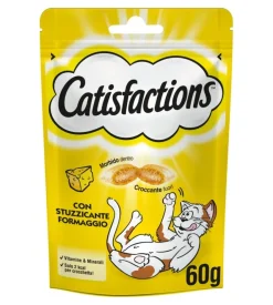 Alimenti Secco Gatto-Catisfactions formaggio 60 gr.