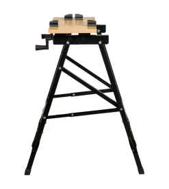 Cavalletto banco da lavoro in metallo, portata massima 100 kg - 60.5x65xh76 cm Best