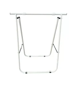 Easy System Cavalletto pieghevole in metallo bianco 62x35x75 cm