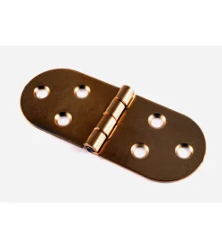 Cerniere a biscotto - 80 x 30 mm. - ferro bronzato - 2 pz. Sale