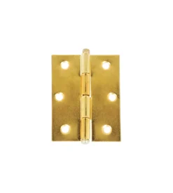 Cerniere con spina a levare in ferro ottonato 50x60 mm. 2 pz.
