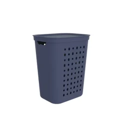 Cesta portabiancheria "jona" colore blu da 55 litri Hot
