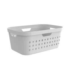 Cesta portabiancheria "jona" colore bianco da 39 litri Outlet