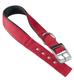 Ferplast Guinzagli E Pettorine-Collare daytona in nylon imbottito per cane colore rosso - mod nycs470.