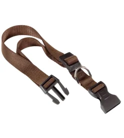 Ferplast Guinzagli E Pettorine-Collare per cani marrone in nylon, lunghezza da 36 a 56 cm -