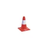Cono segnaletico bianco e rosso - h.30 cm. New