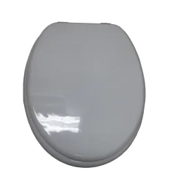 Copriwater universale "luxury" in mdf bianco 36,5x42 cm Outlet